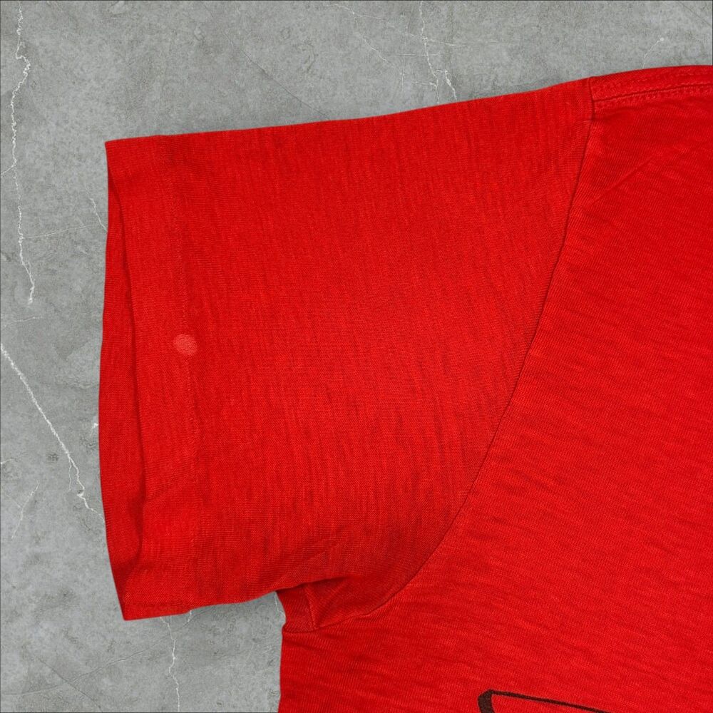 Vintage Original 1980’s Air Jordan Wings Logo Chicago Red Nike Blue Tag Shirt -M - Picture 6 of 8